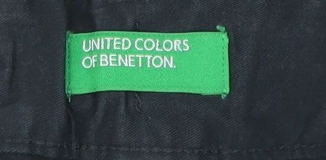 United Colors of Benetton Boys Black XL Chino Trousers