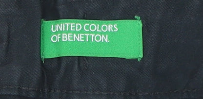 United Colors of Benetton Boys Black XL Chino Trousers