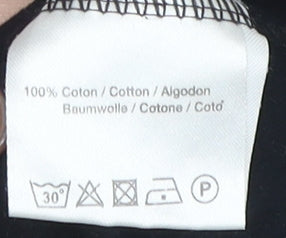 Marvel Deadpool Men's Black T-Shirt, Size S, Graphic Crew Neck