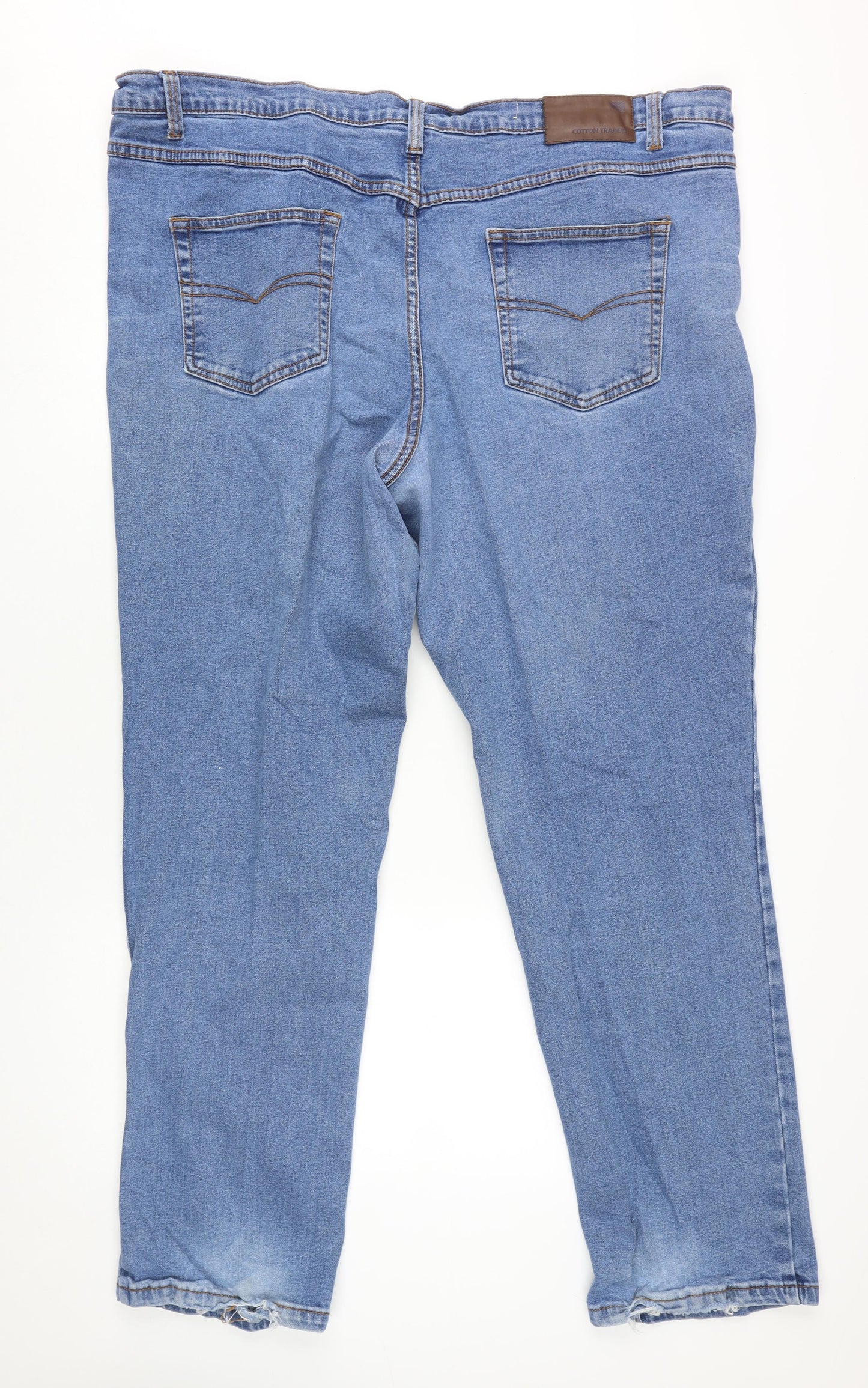 Cotton Traders Men's Blue Straight Jeans Size 42