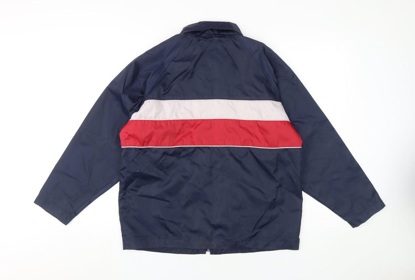 The Only Clothes Co Boys Blue Colourblock Jacket 12 Years