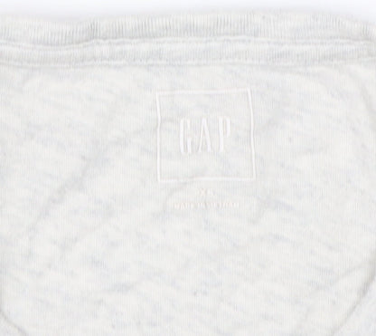 Mens UK Size XS Gap White  T-Shirt
