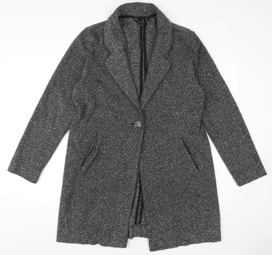 Womens UK Size 14 NEXT Grey Overcoat