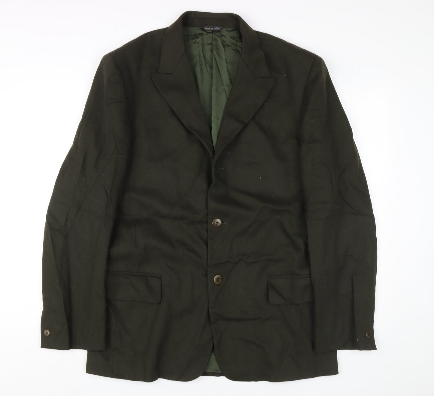 Mens UK Size 48 Versace Regular Green Suit Jacket