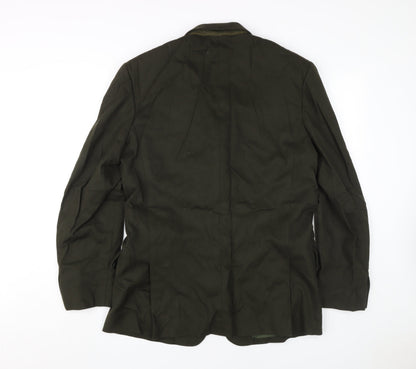 Mens UK Size 48 Versace Regular Green Suit Jacket