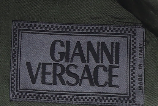 Mens UK Size 48 Versace Regular Green Suit Jacket