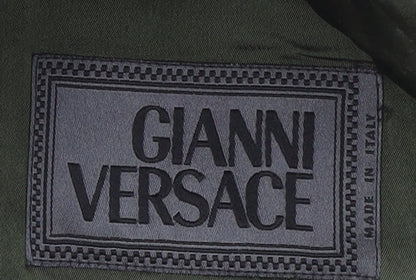 Mens UK Size 48 Versace Regular Green Suit Jacket