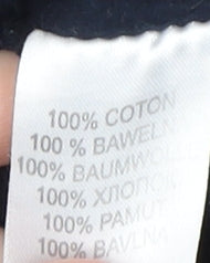 Adidas Women's Blue XL Hoodie with Logo Accent