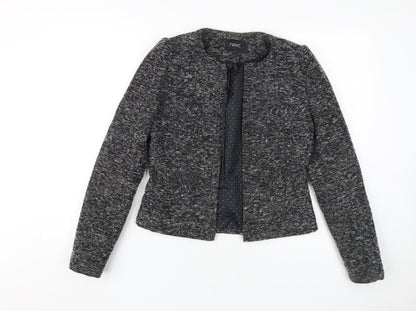 Next Women's Black Tweed Jacket Size 8 Business Casual