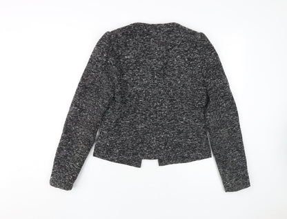 Next Women's Black Tweed Jacket Size 8 Business Casual