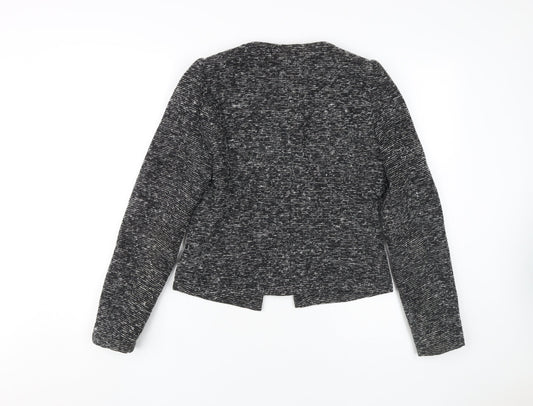 Next Women's Black Tweed Jacket Size 8 Business Casual