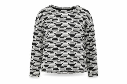 Womens UK Size 12 H&M Black Basic Long Sleeve Top
