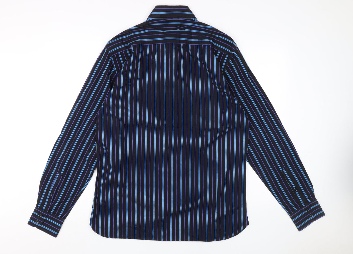 Mens UK Collar Size 41 Marks and Spencer Smart Multicoloured  Dress Shirt