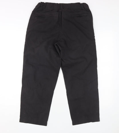 Mens UK Size S Trespass Regular Fit Cargo Black Trousers