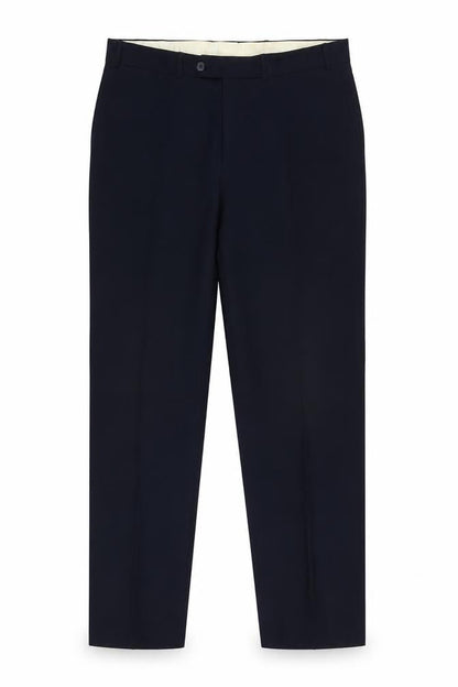 Mens UK Size N/A EWM Regular Fit Dress Pants Black Trousers