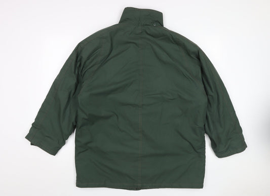 Teens UK Size 11-12 Marks and Spencer Green Parka Coat