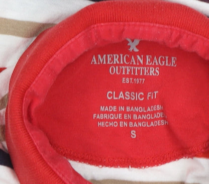 Womens UK Size S American Eagle Outfitters Multicoloured Classic Polo