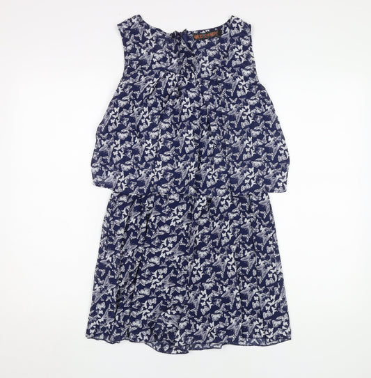 QED London Women's Multicoloured Floral Playsuit Size 12