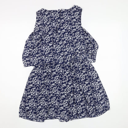 QED London Women's Multicoloured Floral Playsuit Size 12