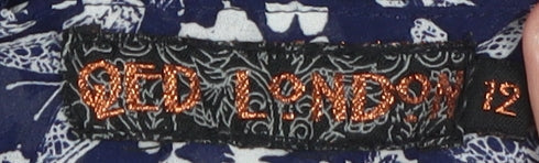 QED London Women's Multicoloured Floral Playsuit Size 12