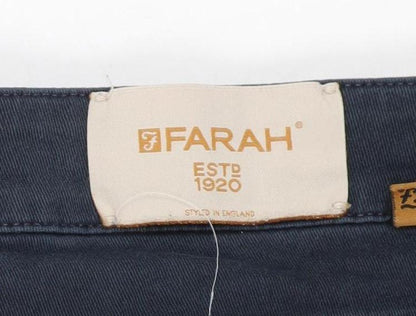 Farah Men's Black Regular Fit Straight Jeans