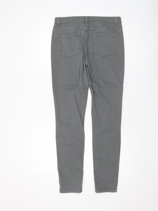 Womens UK Size 8 Whistles Slim Fit Skinny Grey Jeans