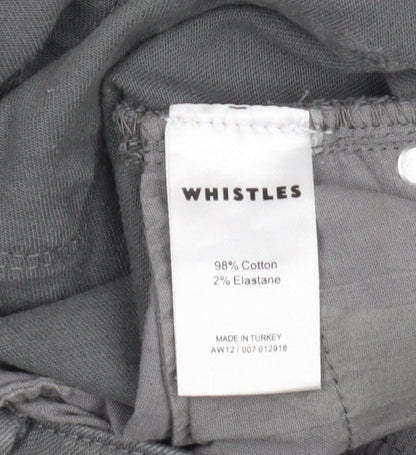Womens UK Size 8 Whistles Slim Fit Skinny Grey Jeans