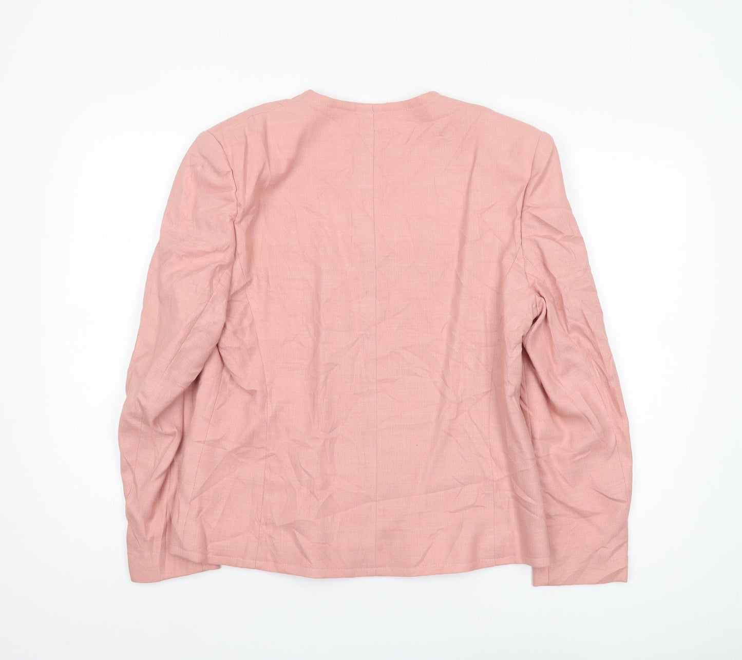 Viyella Women's Pink Blazer Size 10, Elegant and Stylish