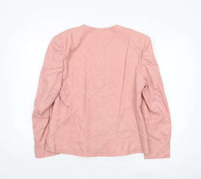 Viyella Women's Pink Blazer Size 10, Elegant and Stylish