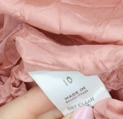 Viyella Women's Pink Blazer Size 10, Elegant and Stylish