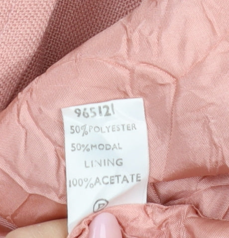 Viyella Women's Pink Blazer Size 10, Elegant and Stylish