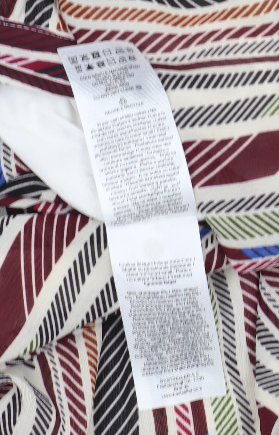 Jacqueline de Yong Women's Geometric A-Line Skirt, Size 14