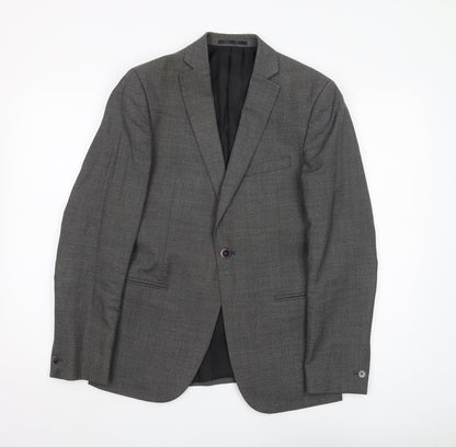 Mens UK Size 36 T.M.Lewin Regular Grey Suit Jacket