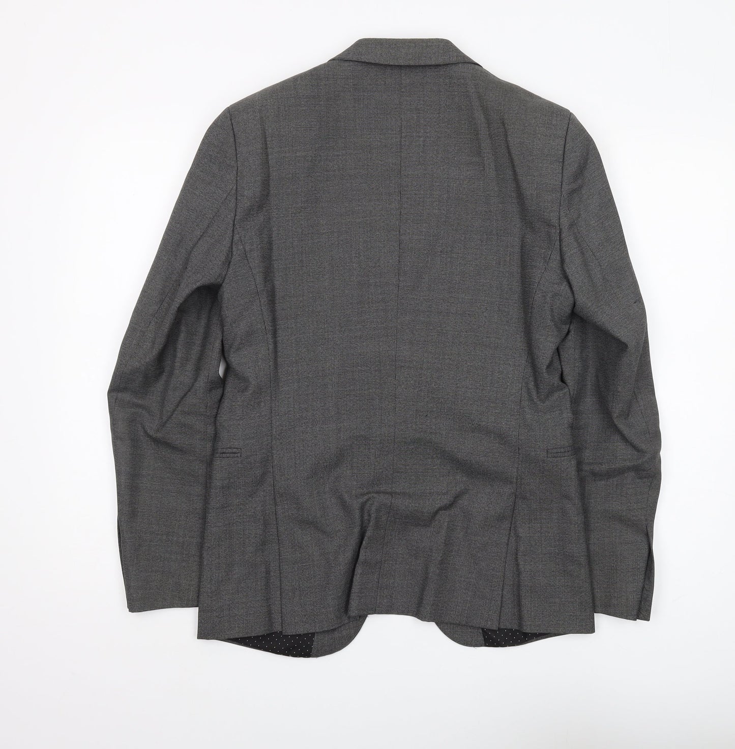 Mens UK Size 36 T.M.Lewin Regular Grey Suit Jacket