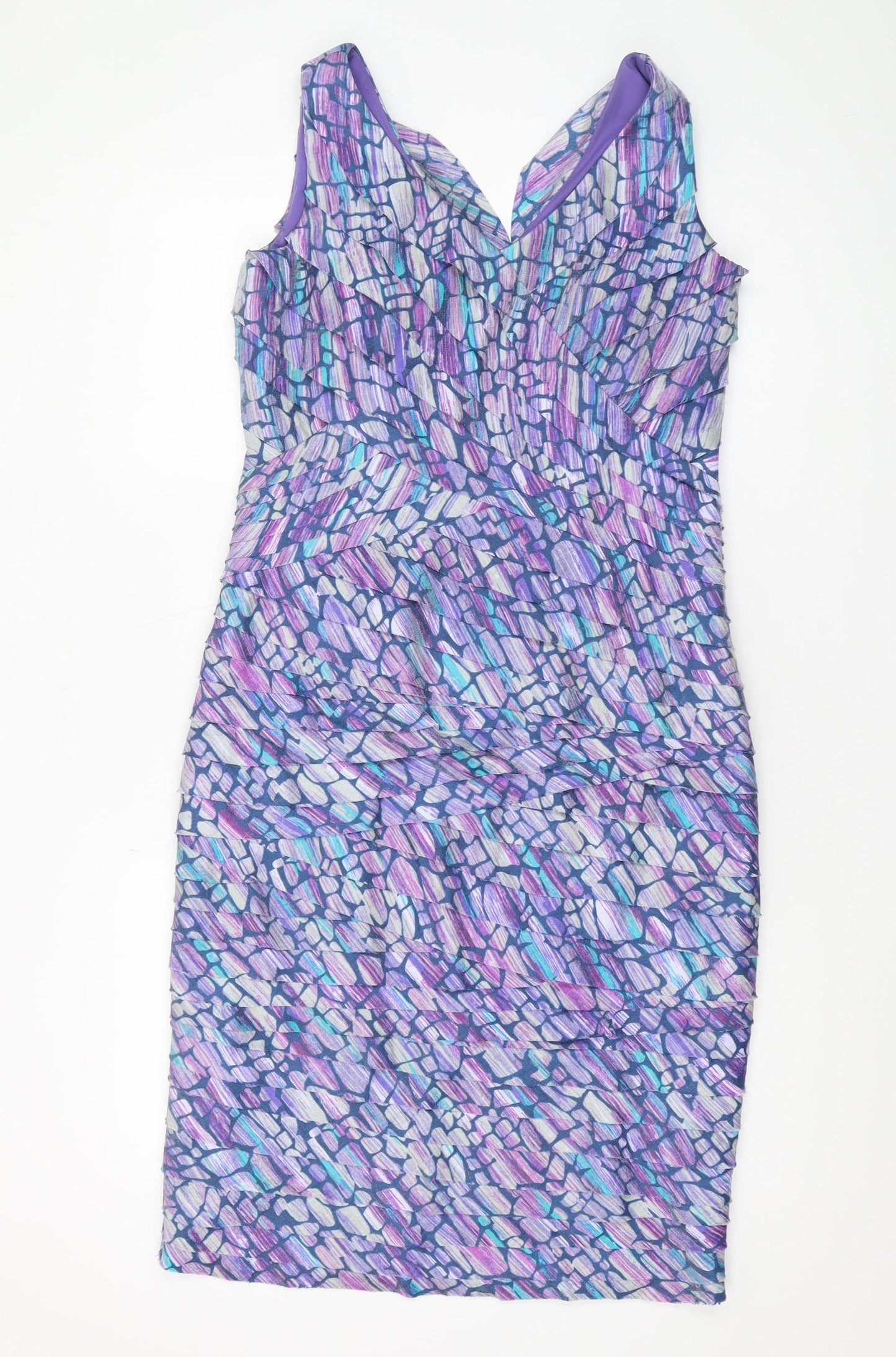 Alexon Women's Purple Sheath Dress Size 12