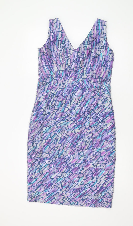 Alexon Women's Purple Sheath Dress Size 12