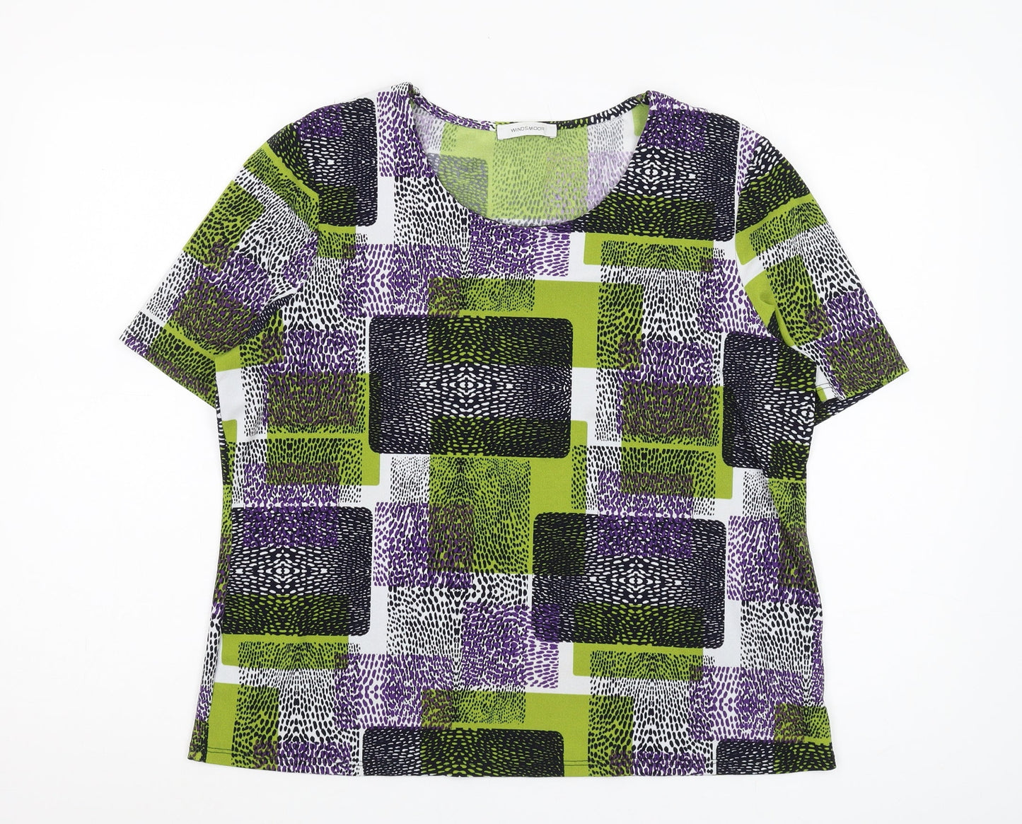 Womens UK Size M Windsmoor Multicoloured Basic T-Shirt