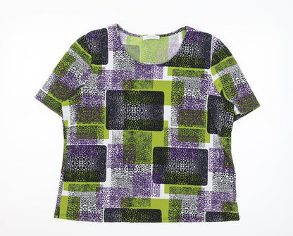 Womens UK Size M Windsmoor Multicoloured Basic T-Shirt