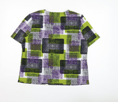 Womens UK Size M Windsmoor Multicoloured Basic T-Shirt