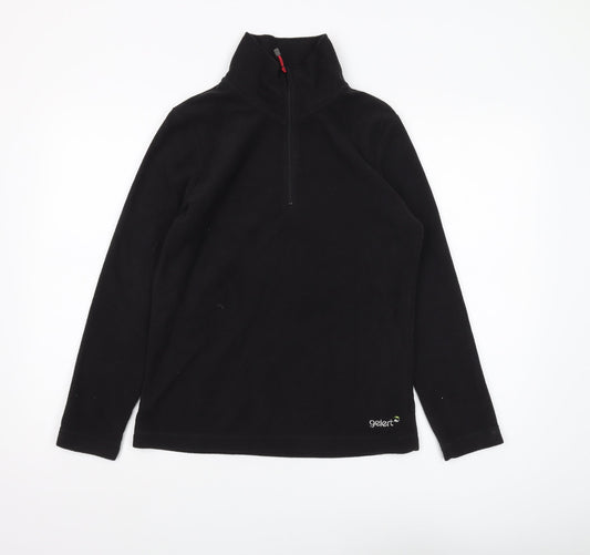 Gelert Women's Black Fleece Pullover Sweatshirt Size 10