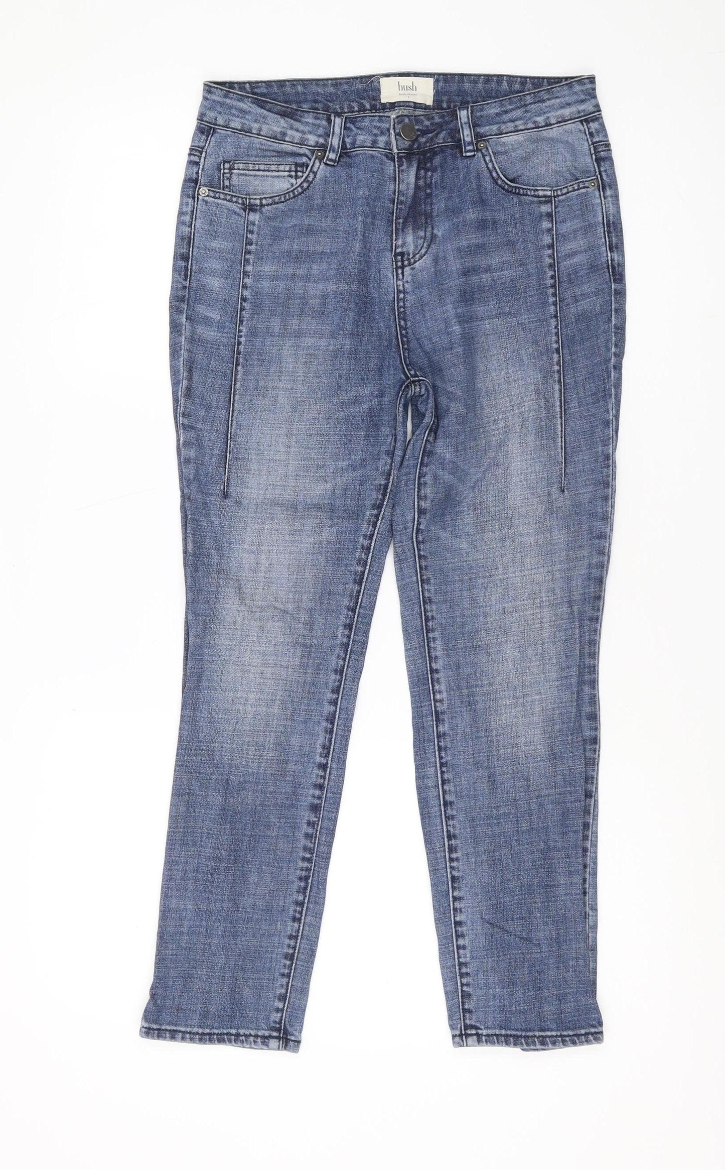 Hush Women's Blue Straight Jeans Size 8