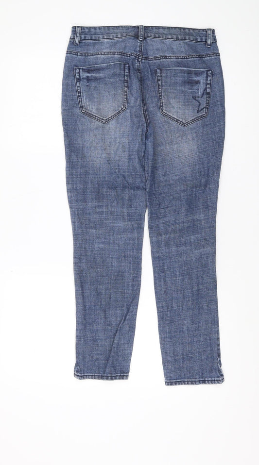 Hush Women's Blue Straight Jeans Size 8
