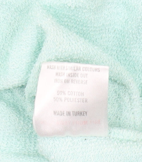 Soul Cal & Co Women's Green Striped Pullover Sweatshirt XS