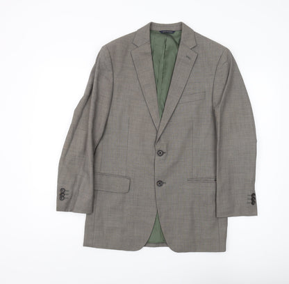 Mens UK Size 38 Banana Republic Regular Grey Suit Jacket