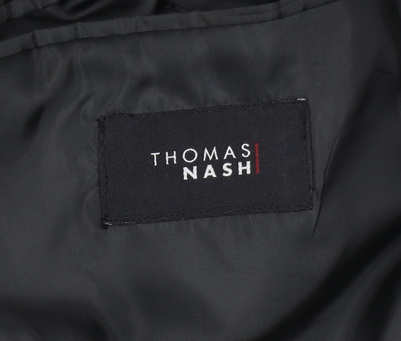 Mens UK Size 44 Thomas Nash Regular Black Suit Jacket