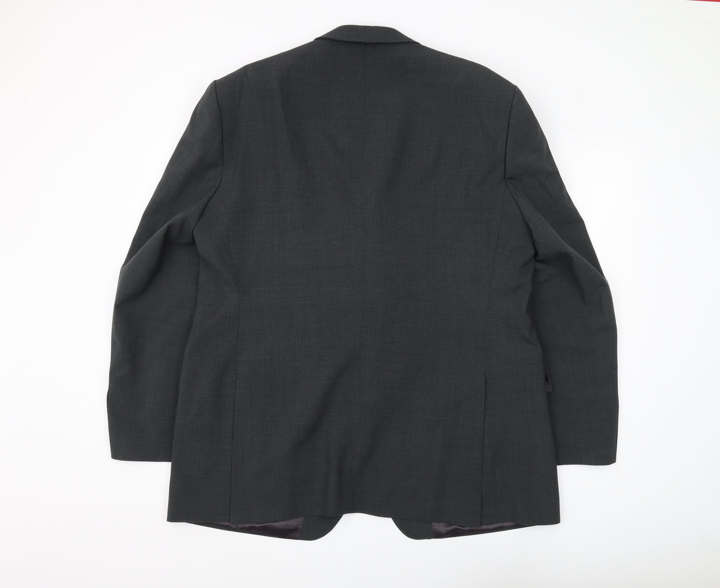 Mens UK Size 46 Magee Regular Black Suit Jacket
