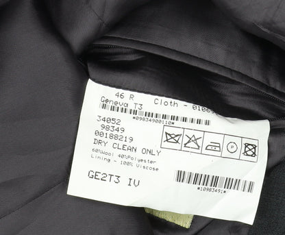 Mens UK Size 46 Magee Regular Black Suit Jacket