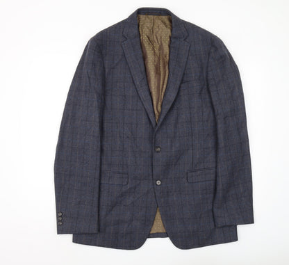 Mens UK Size 42 Moss 1851 Regular Blue Suit Jacket