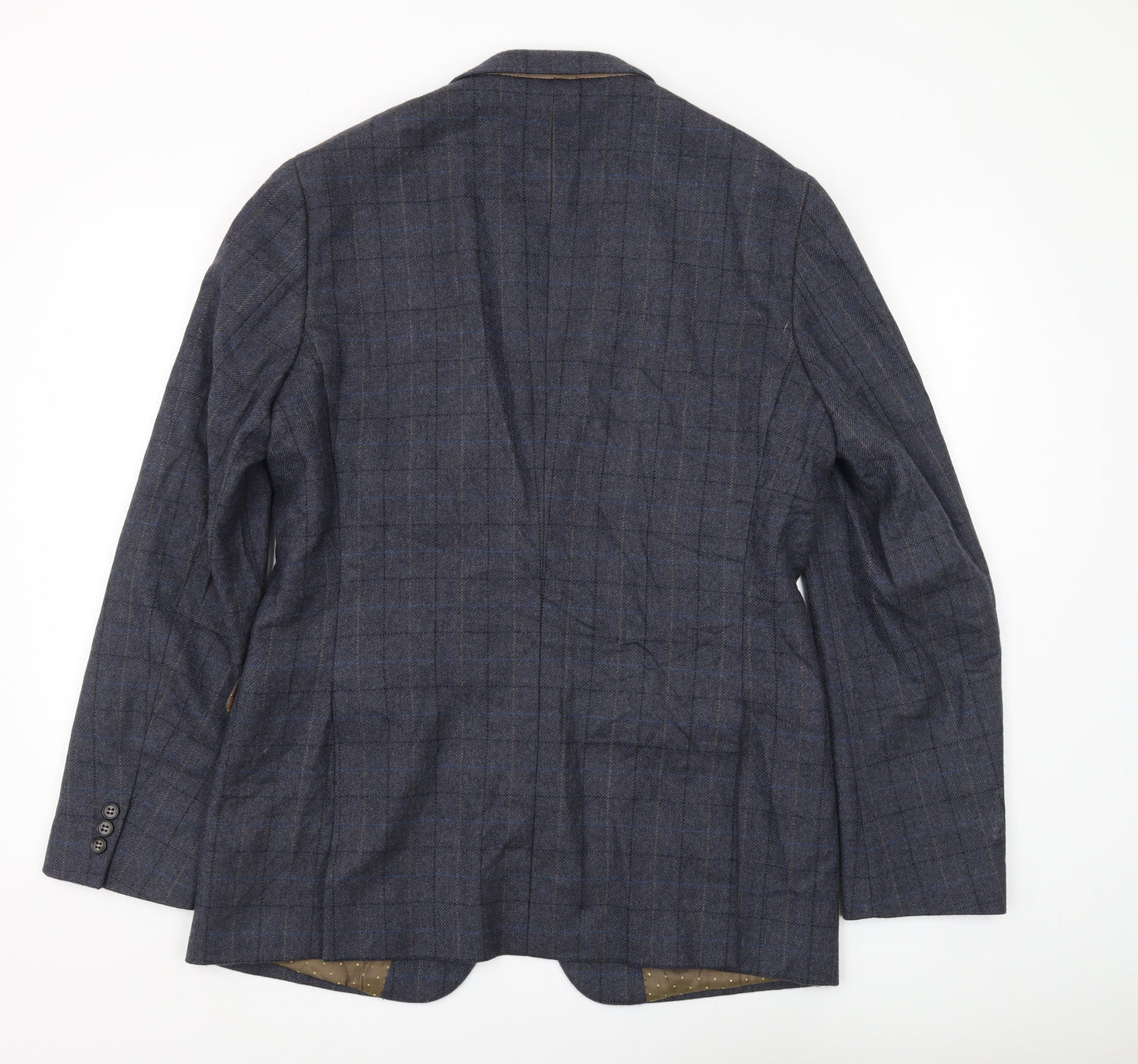 Mens UK Size 42 Moss 1851 Regular Blue Suit Jacket