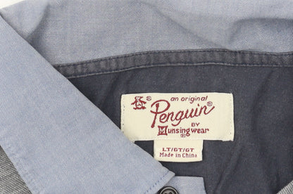 Penguin Men's Grey LT Cotton Polo Shirt